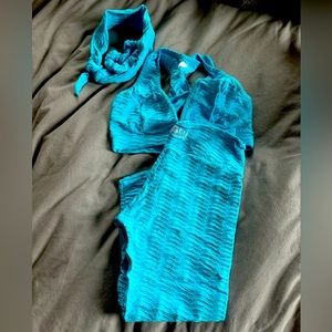 Booty by brabants leggings sports bra hair scrunchie and headband